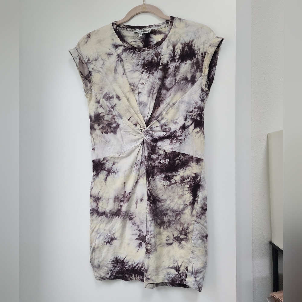 Heartloom Tie-Dye T-Shirt Dress With Twist Front Sz Small